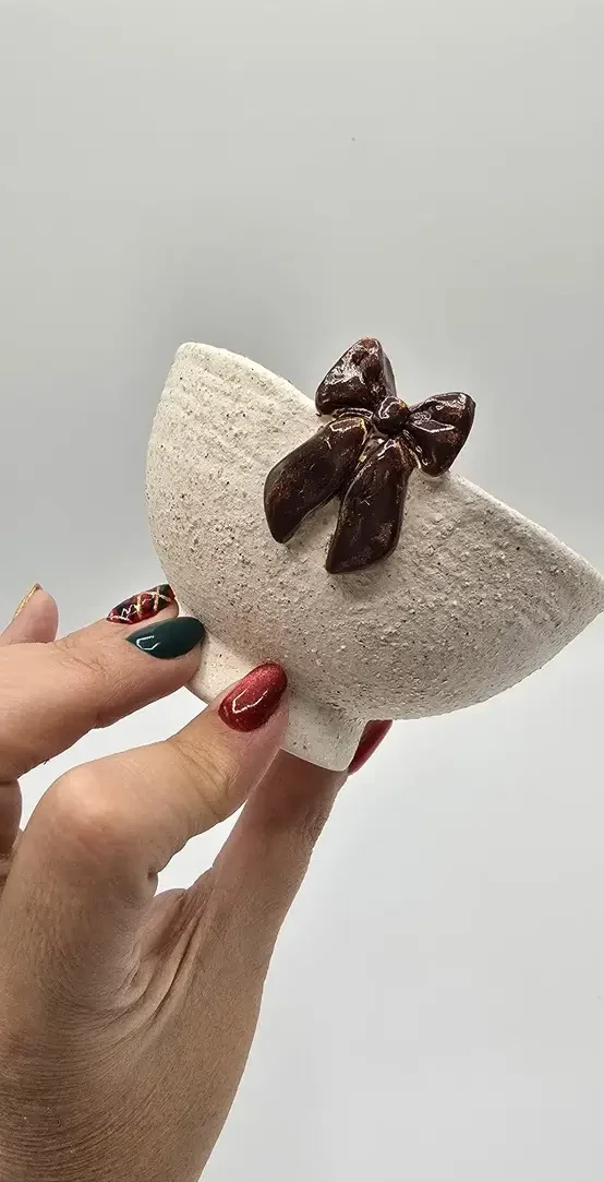 Coupelle décorative avec nœud