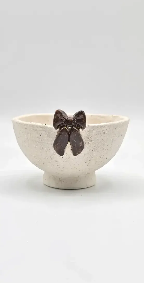 Coupelle décorative avec nœud