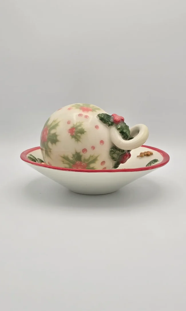 Coupe décorative d'hiver - Pièce unique et exclusive