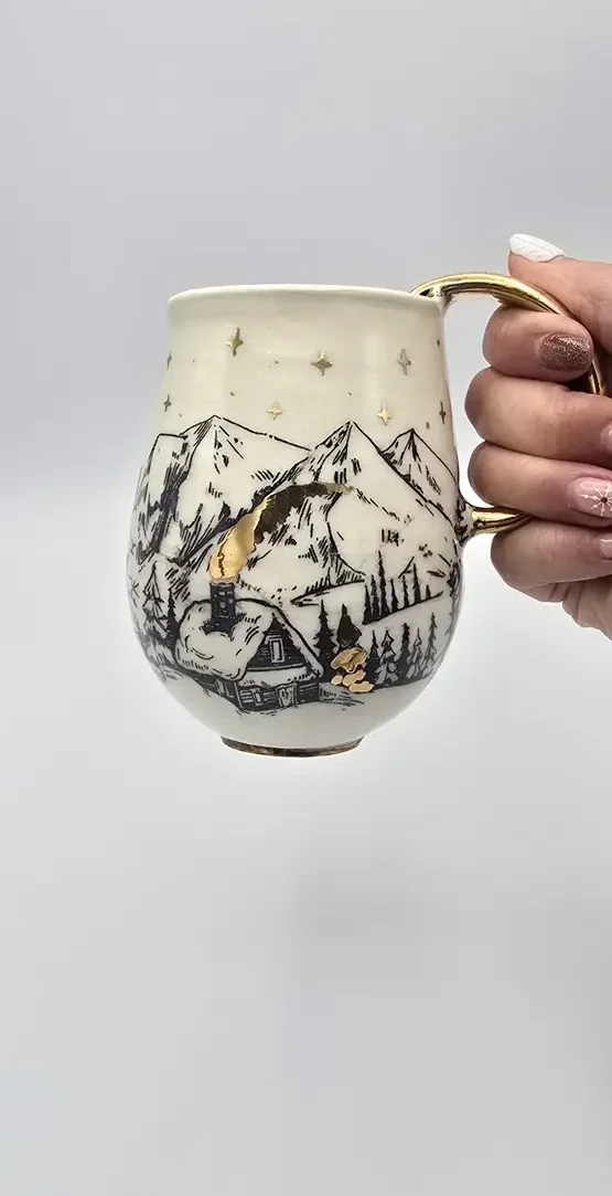 Mug Le petit chalet à la montagne