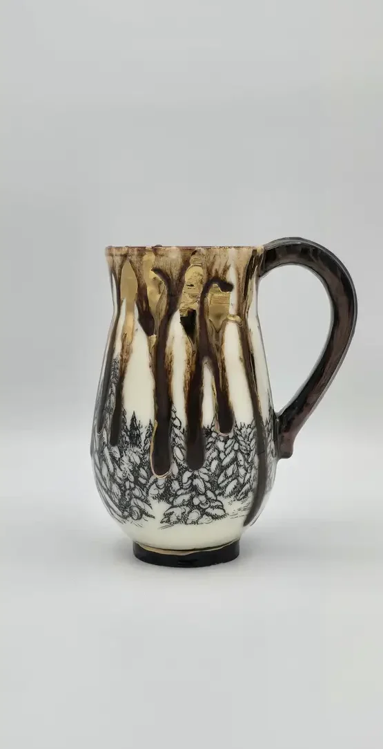 Mug aux coulures gourmandes